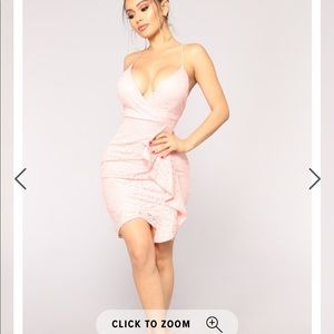 PINK FASHION NOVA DRESS